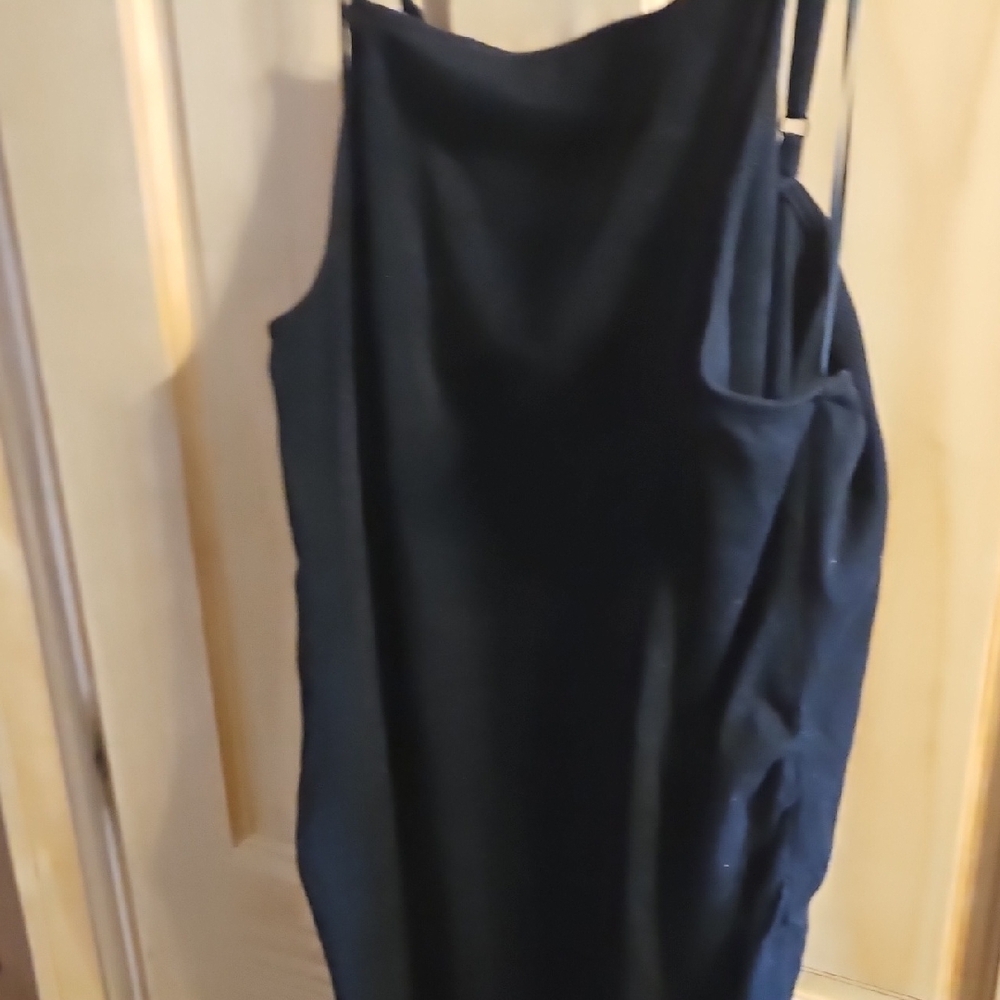Old Navy Maternity Ribbed Black Dress - Picture 4 of 4